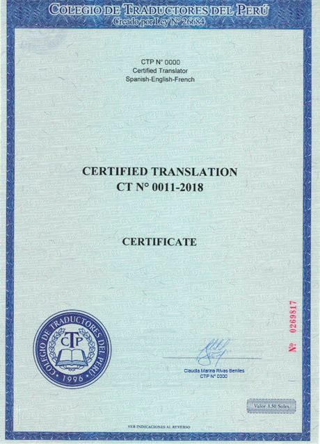 Limac Traducción Certificada 